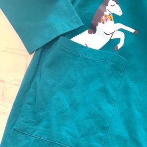 Hanna Andersson Long-sleeve Unicorn Cotton Dress